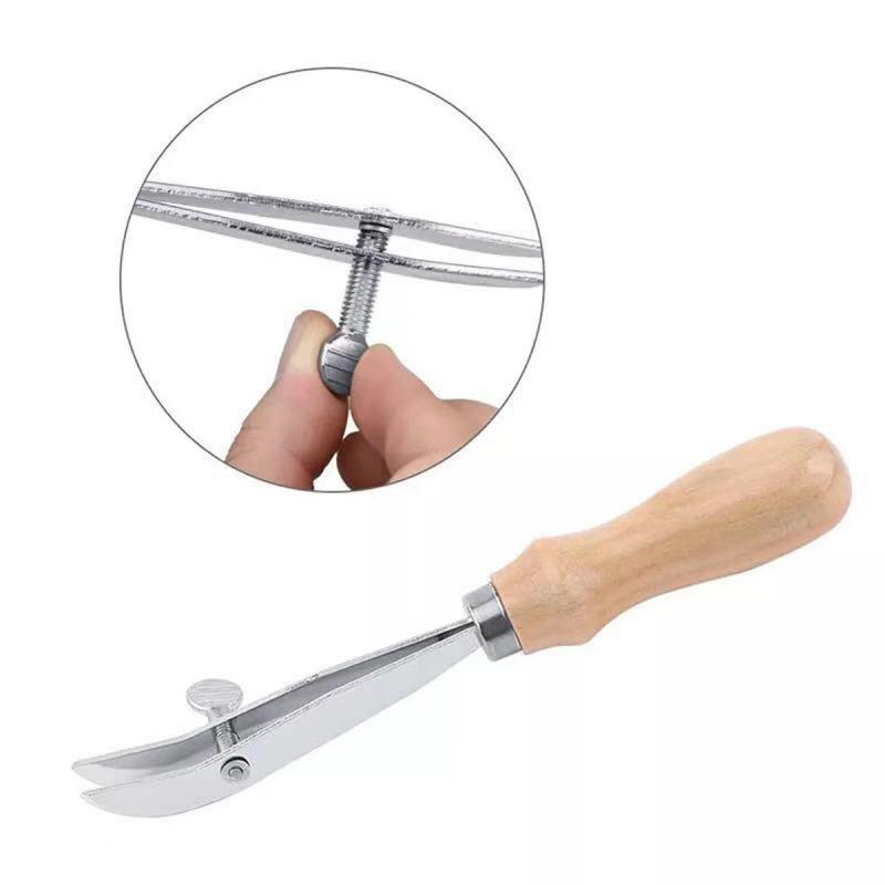 Leatherwork Edge Creaser - เครื่องมือขีดรอยขอบหนังปรับความกว้างได้ 1 ชิ้น เครื่องมือทำร่องขอบหนัง เครื่องมือทำงานหนัง DIY