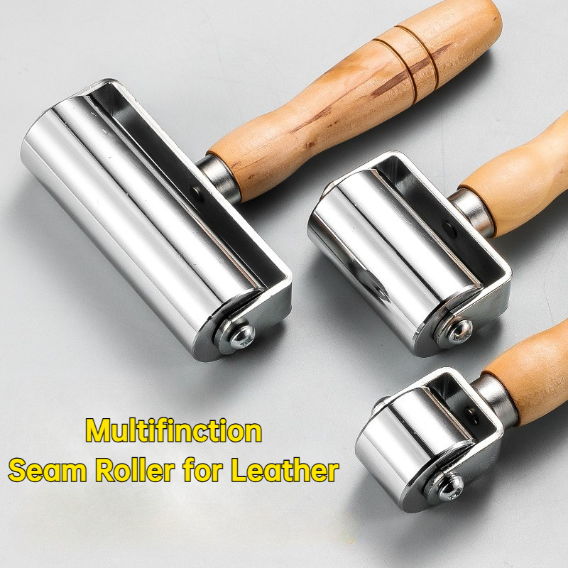 Leatherwork Edge Creaser - เครื่องมือทำขอบหนัง 3 ขนาด ทำจากสแตนเลส ใช้สำหรับติดกาว/เคลือบเงา เหมาะสำหรับงาน