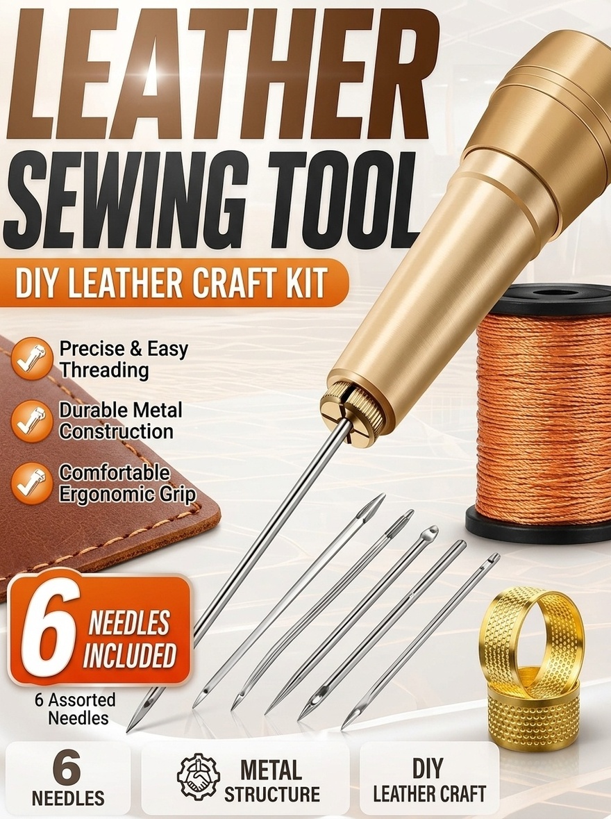 เครื่องมือเย็บหนัง, เข็มเย็บมื - Leatherwork Diy บทวิจารณ์และราคา
