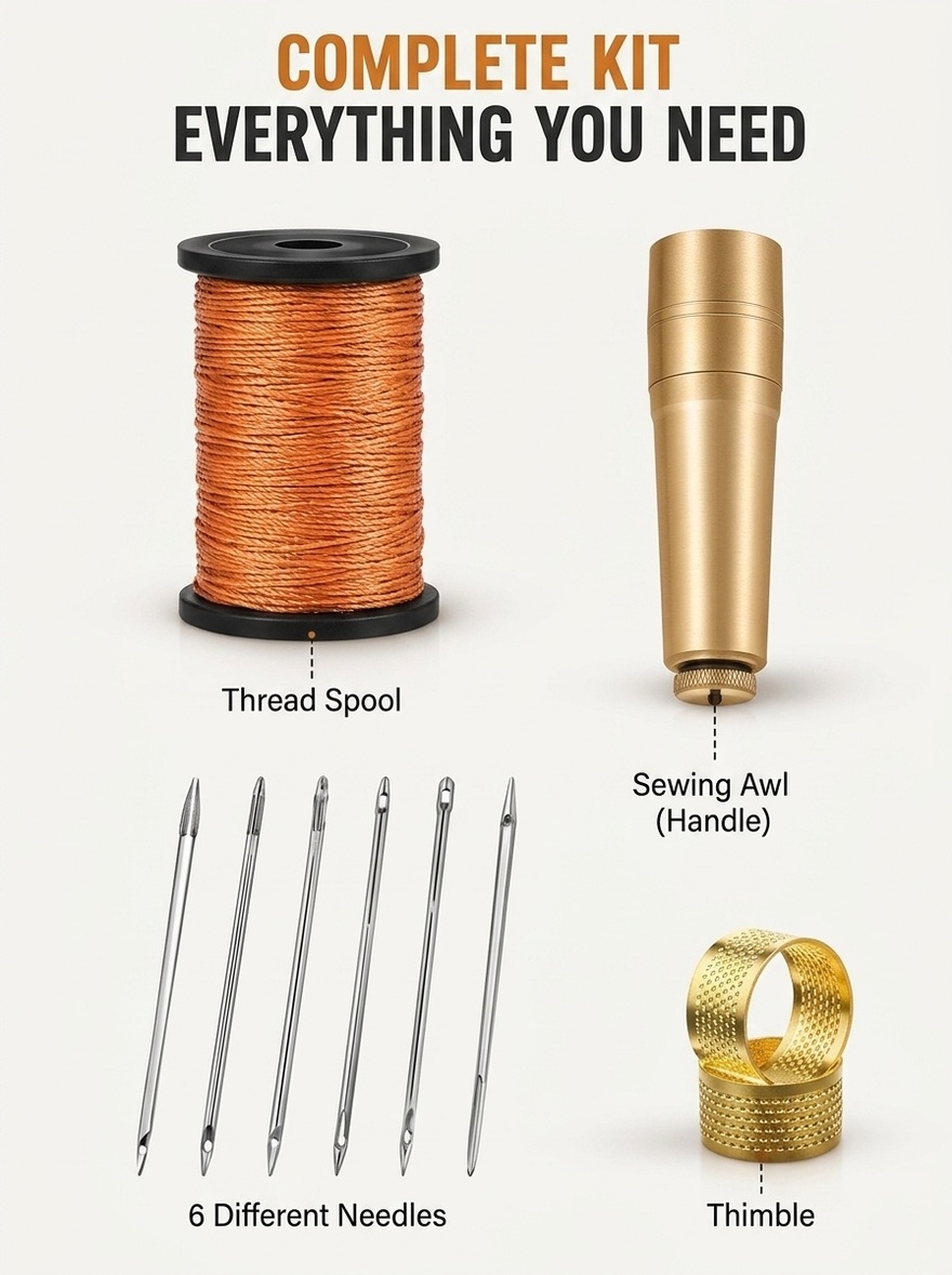 เครื่องมือเย็บหนัง, เข็มเย็บมื - Leatherwork Diy บทวิจารณ์และราคา