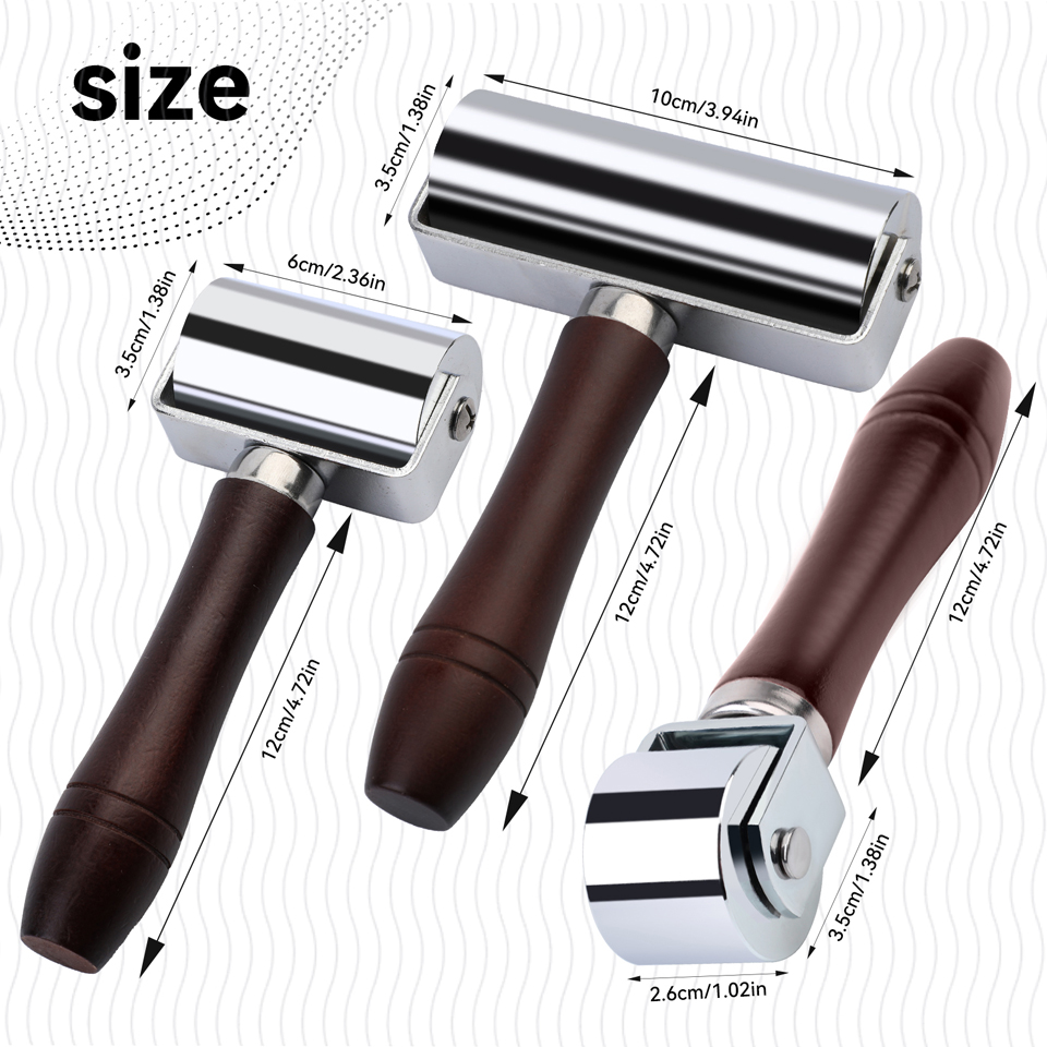 KRABALL หนัง Press Edge Roller - Leatherwork Edge Creaser บทวิจารณ์และราคา