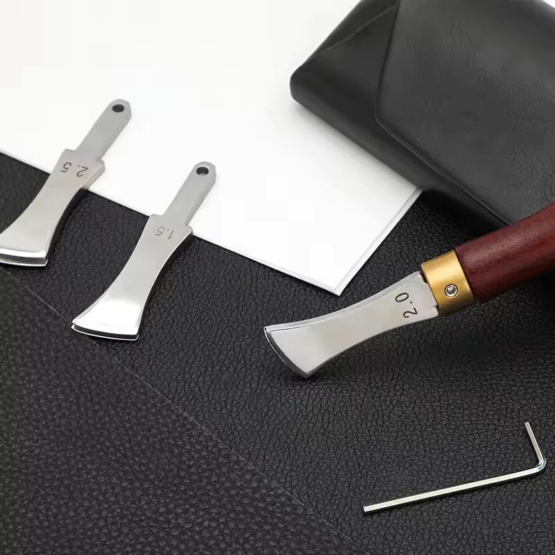 เครื่องมือสร้างรอยพับขอบหนัง 4 - Leatherwork Edge Creaser บทวิจารณ์และราคา