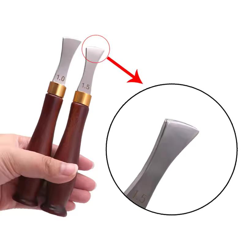 เครื่องมือสร้างรอยพับขอบหนัง 4 - Leatherwork Edge Creaser บทวิจารณ์และราคา