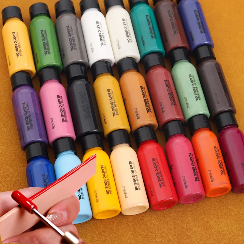 สีทาขอบหนังแบบมืออาชีพ 24 สี น - Leatherwork Diy บทวิจารณ์และราคา