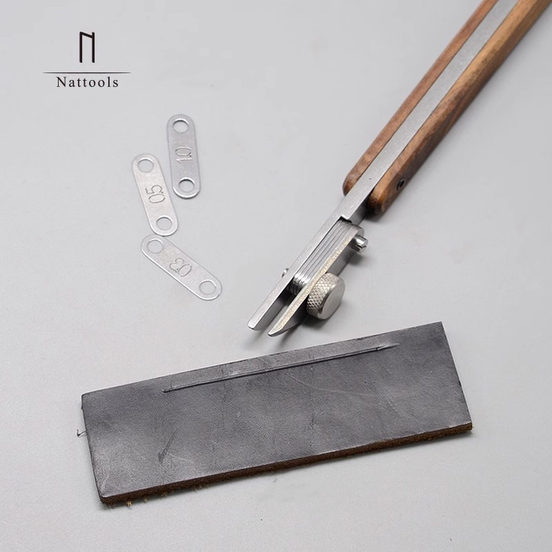 Nattools ปรับหนัง Edge Creaser - Leatherwork Edge Creaser บทวิจารณ์และราคา